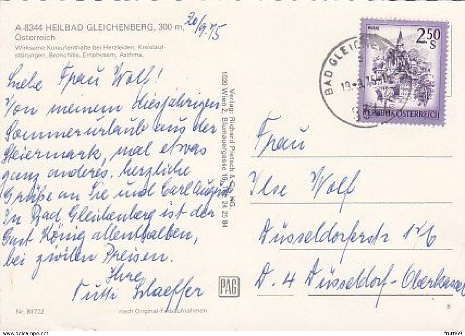 AK 193075 AUSTRIA - Bad  Gleichenberg - Bad Gleichenberg