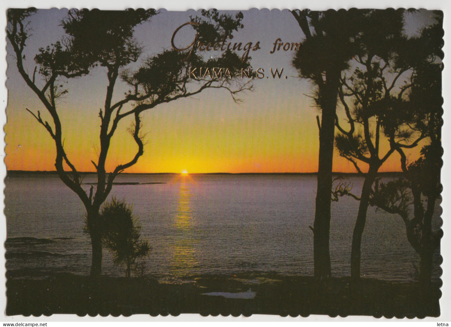 Australia NEW SOUTH WALES NSW Sunrise Greetings From KIAMA Murray Views W562 Postcard C1970s - Andere & Zonder Classificatie