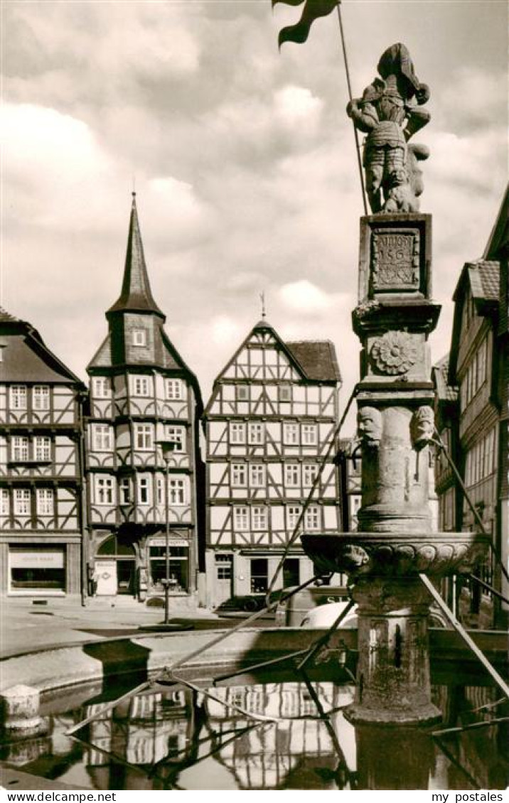 73949171 Fritzlar Markt Mit Rolandsbrunnen Altstadt Fachwerkhaeuser - Fritzlar