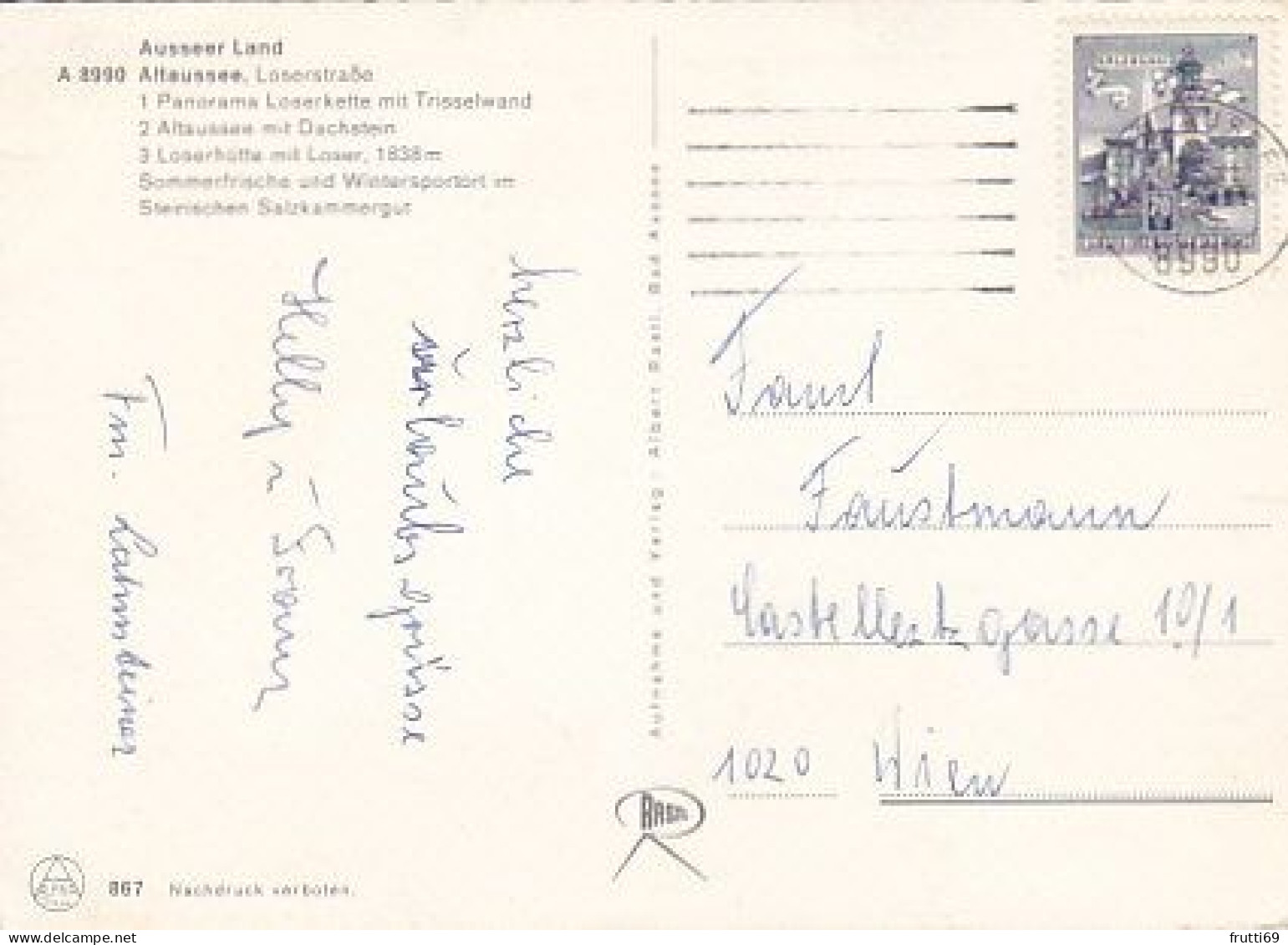 AK 193107 AUSTRIA - Ausseerland - Altaussee - Ausserland