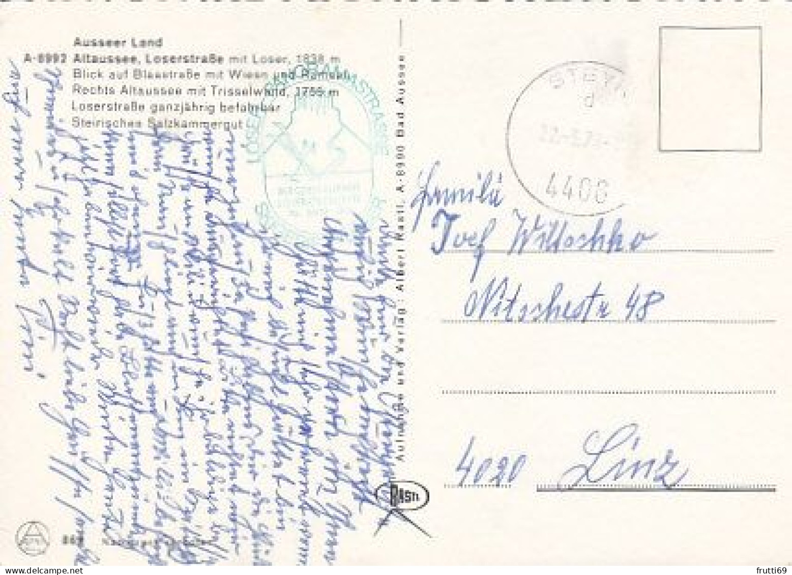 AK 193110 AUSTRIA - Altaussee - Loserstraße - Ausseer Land - Ausserland