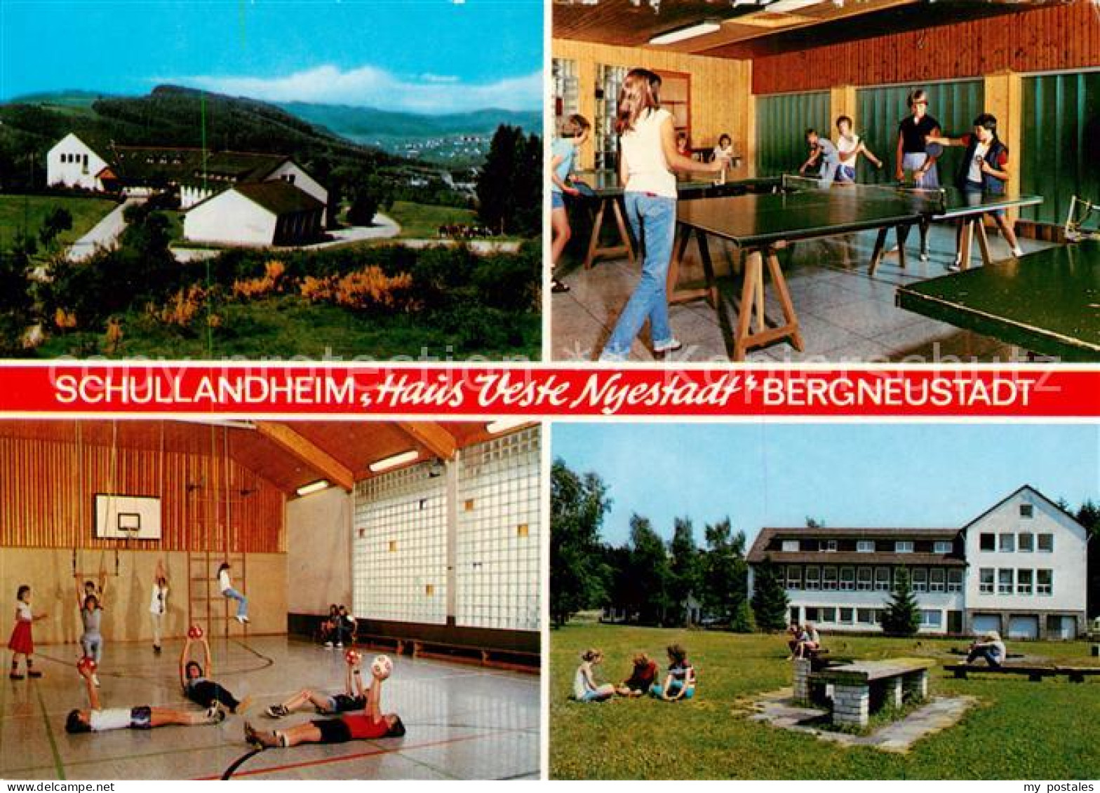 73801152 Bergneustadt Schullandheim Haus Veste Nyestadt Tischtennis Gymnastikhal - Bergneustadt