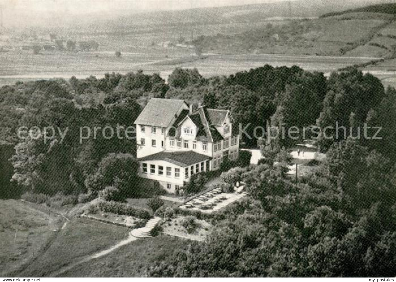 73761216 Salzderhelden Berghotel Zur Heldenburg Fliegeraufnahme Salzderhelden - Einbeck