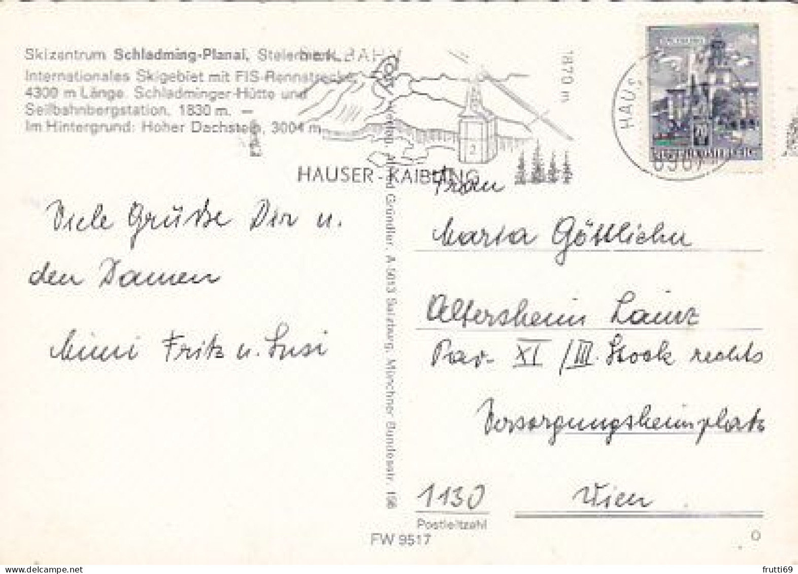 AK 193138 AUSTRIA - Schladming - Skiparadies Planei - Schladming