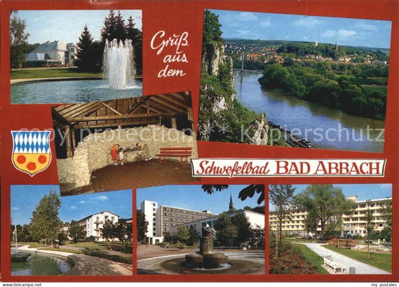 72424170 Bad Abbach Schwefelbad Fontaene Panorama Park Brunnen Alkofen - Bad Abbach