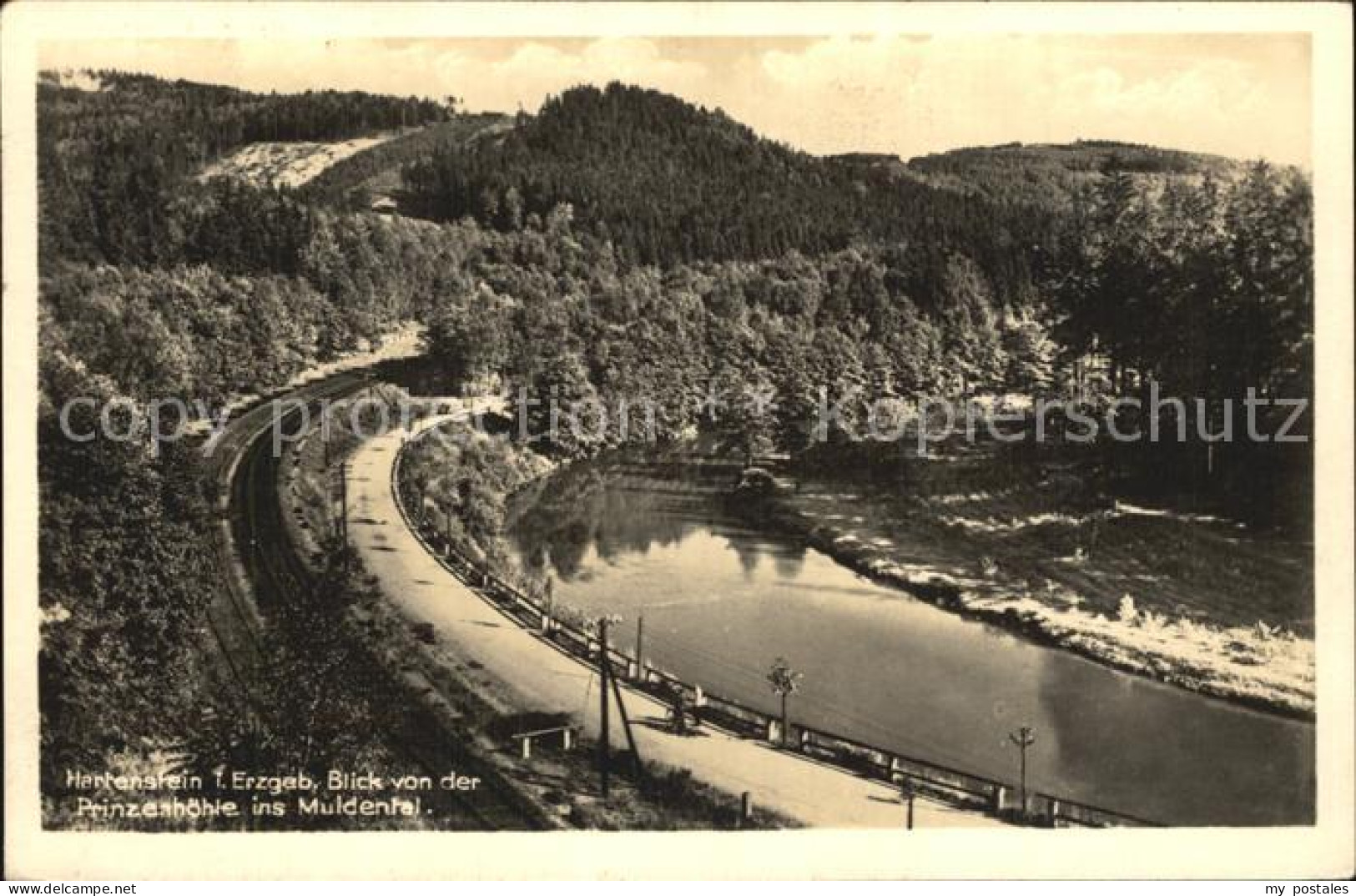 72423309 Hartenstein Zwickau Blick Von Prinzenhoehle Ins Muldental Hartenstein Z - Hartenstein