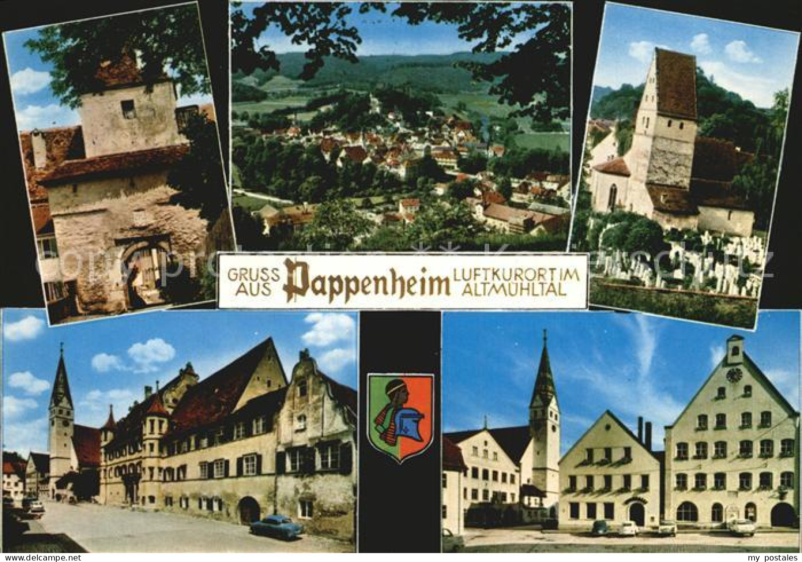 72421644 Pappenheim Mittelfranken Stadttor Total Kirche Rathaus Pappenheim - Pappenheim