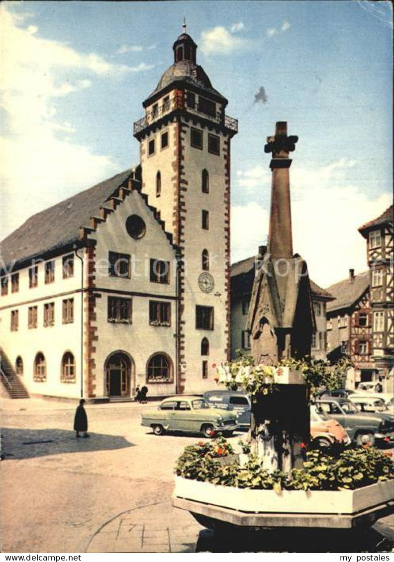 72421585 Mosbach Baden Rathaus Mit Brunnen Mosbach - Mosbach