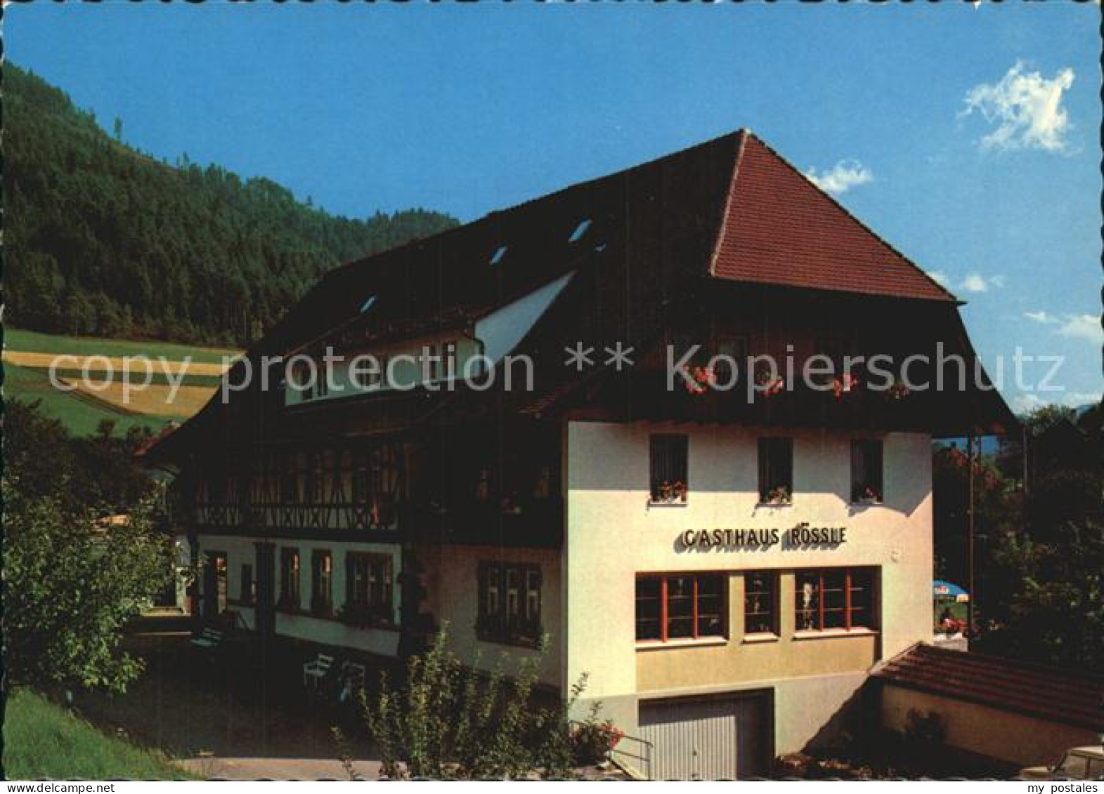 72420814 Oberprechtal Gasthaus Pension Roessle Oberprechtal - Elzach