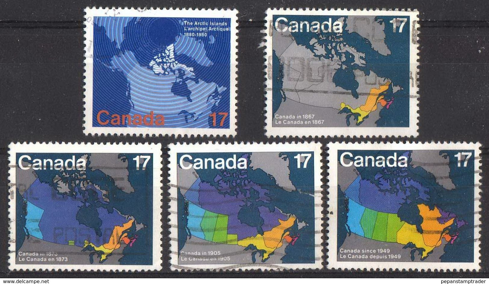 Canada - #847+890-93(5) - Used - Used Stamps