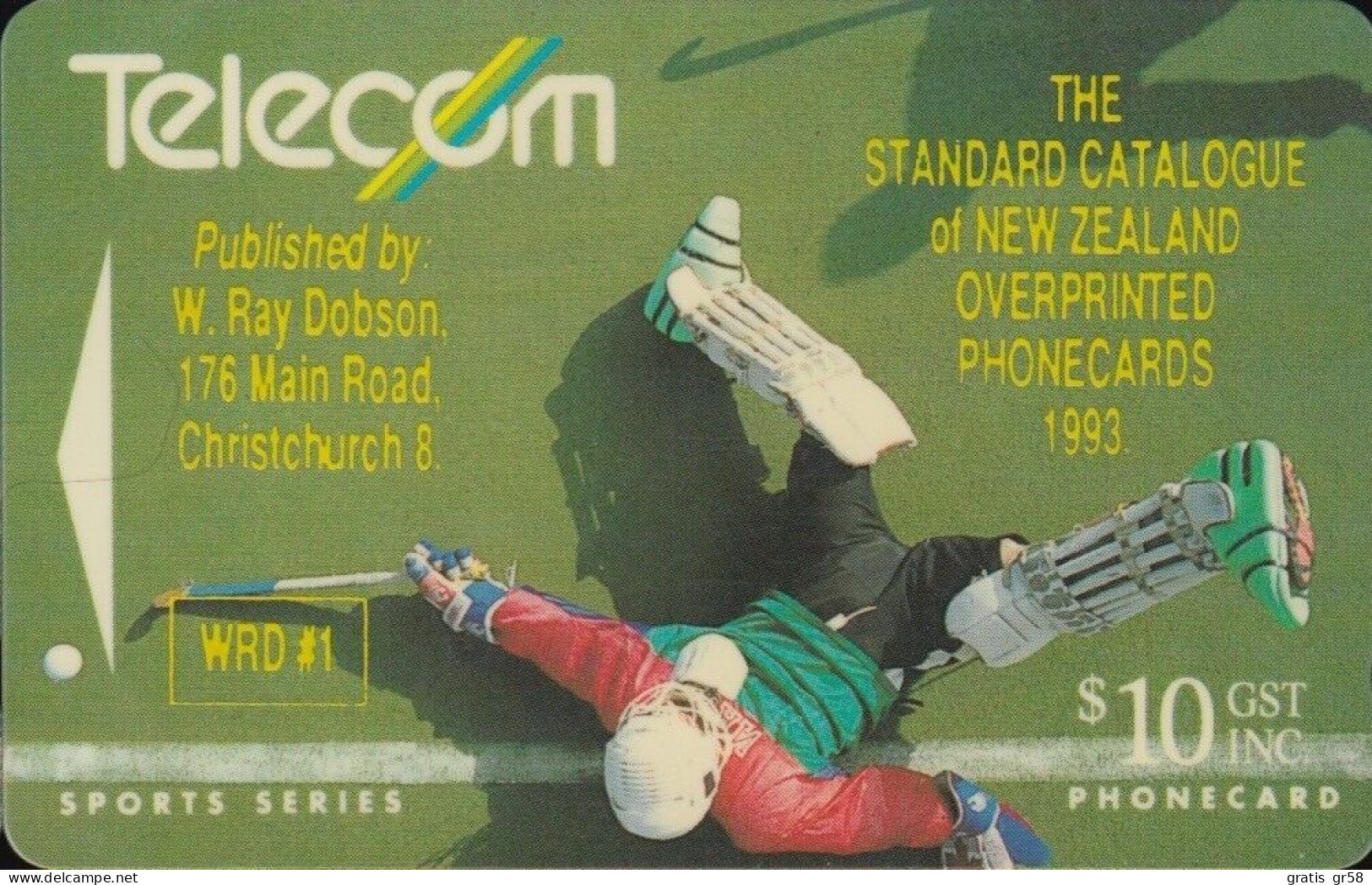 New Zealand - PO59, GPT, Dobson Standard Catalogue, Overprint, 350ex, 1994, Used - New Zealand