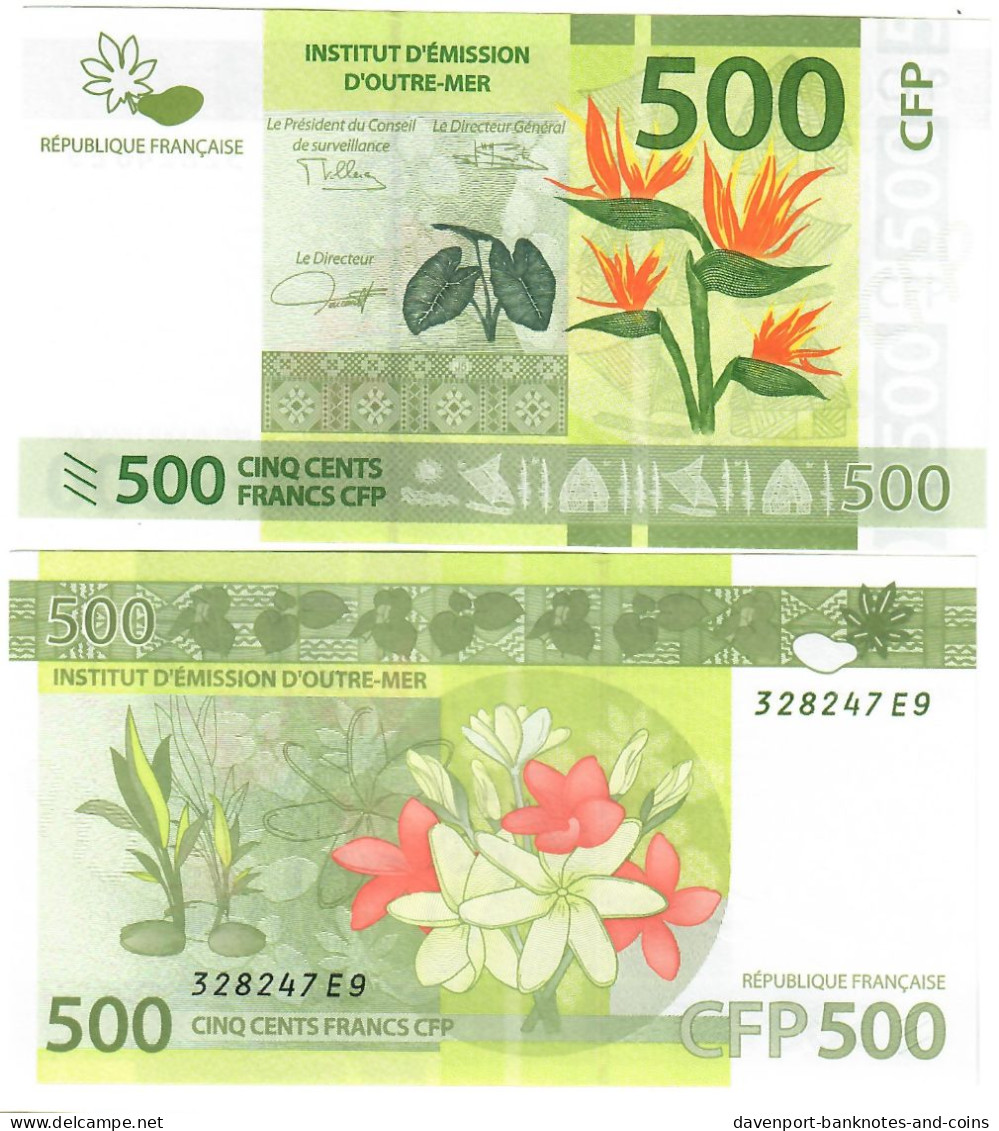 French Polynesia 500 Francs 2014 (2023) UNC Francs CFP - French Pacific Territories (1992-...)