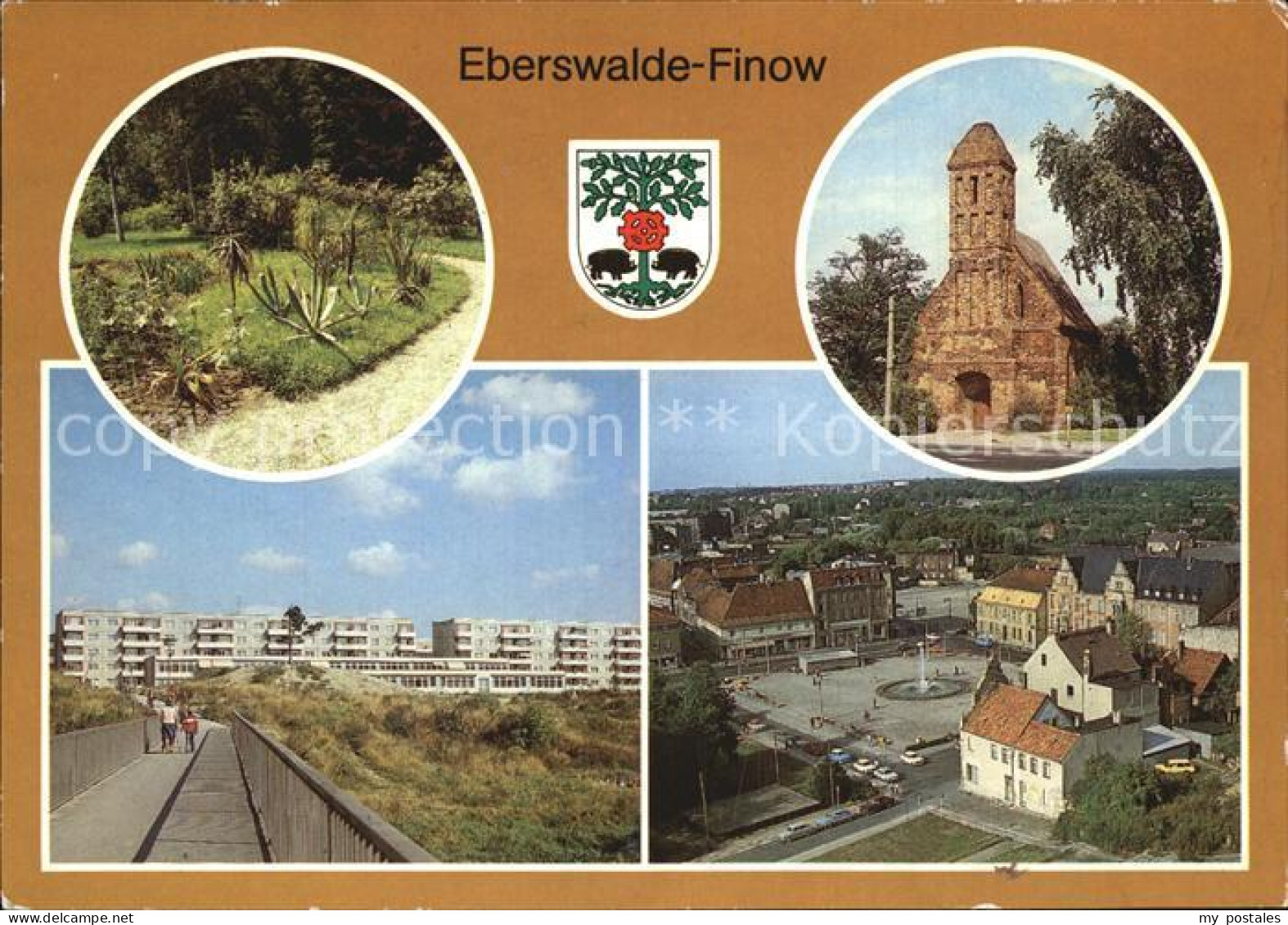 72413607 Finow Eberswalde Forstbotanischer Garten Konzerthalle Platz Der Freunds - Eberswalde