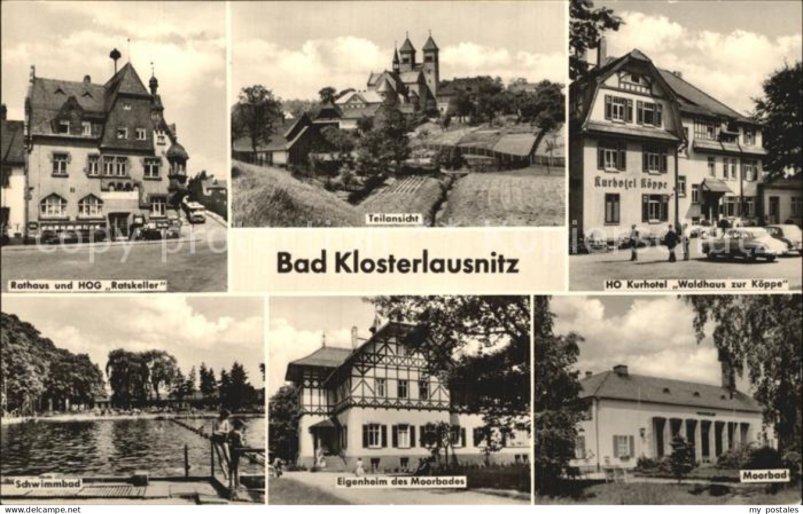 72413366 Bad Klosterlausnitz Rathaus HOG Ratskeller Teilansicht HO Hotel Waldhau - Bad Klosterlausnitz