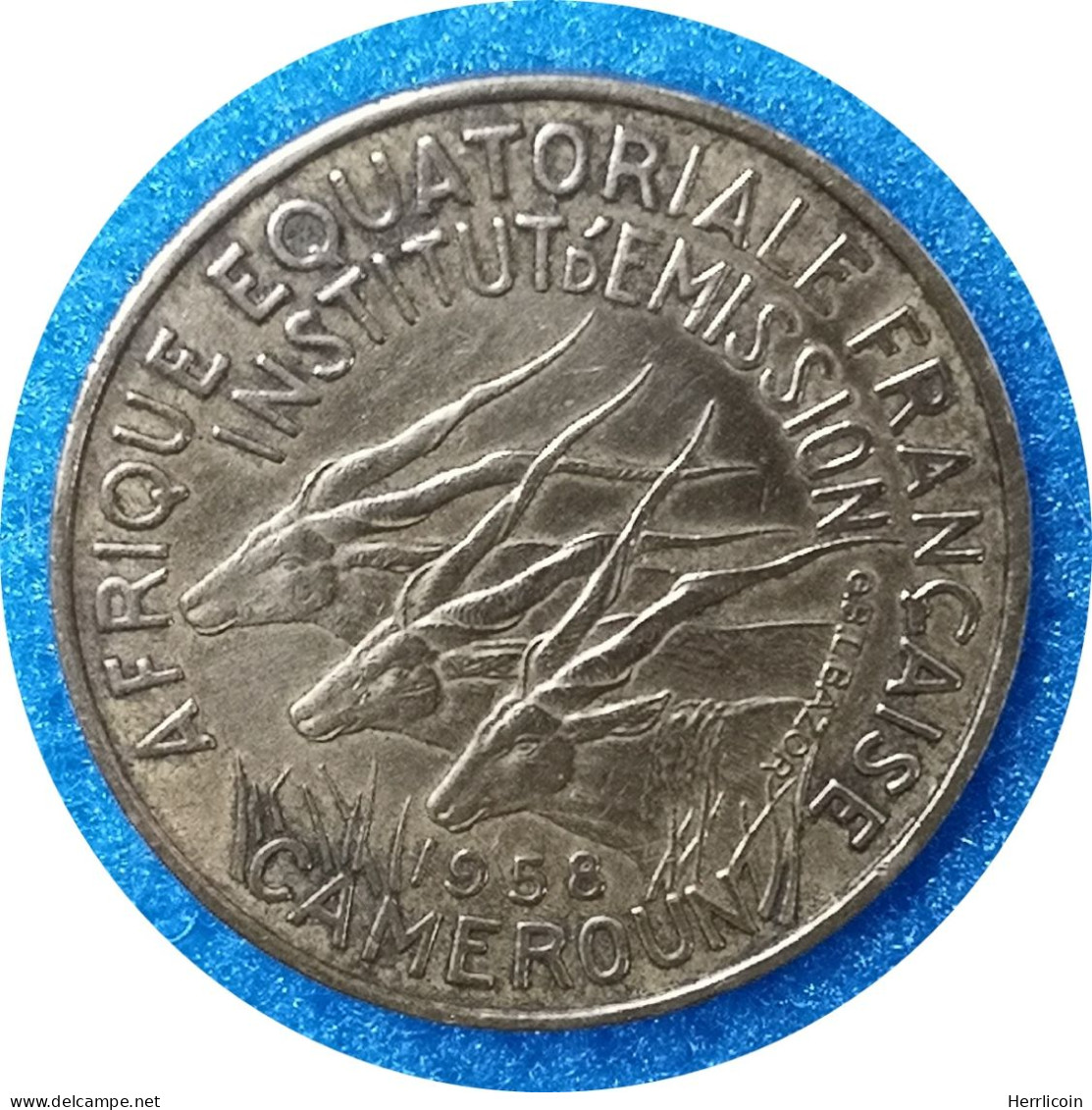 Monnaie Afrique Equatoriale Française -  Cameroun 1958 - 10 Francs - Französisch-Äquatorialafrika