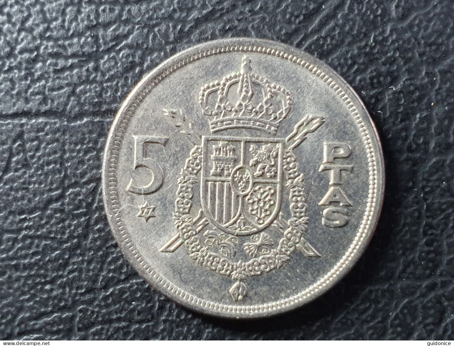 Münze - Spanien - 5 Pesetas-Stück Von 1975 - 5 Pesetas