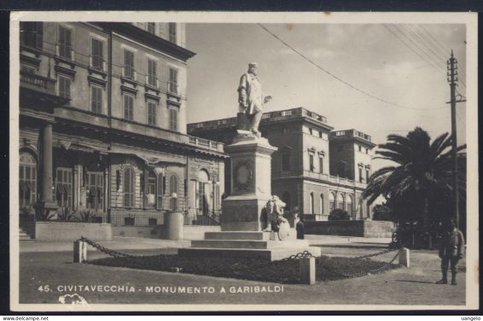 §476 CIVITAVECCHIA - MONUMENTO A GARIBALDI - Civitavecchia