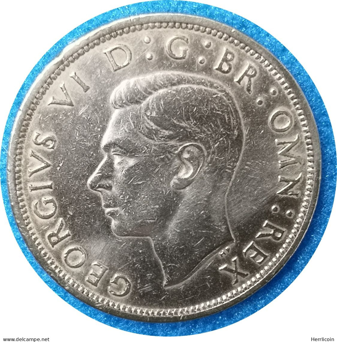 Monnaie Royaume-Uni - 1948 - Half Crown George VI Cupronickel, Avec "IND:IMP" - K. 1/2 Crown