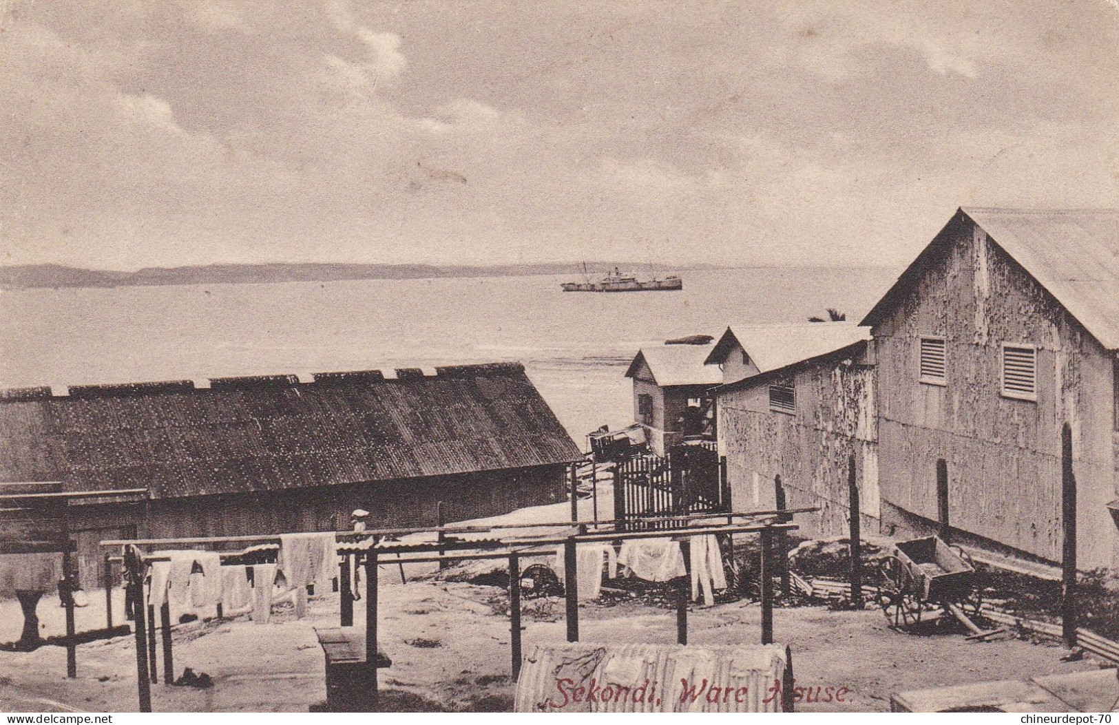 Sekondi Ware HOUSE Gold Coast GHANA BATEAUX - Ghana - Gold Coast