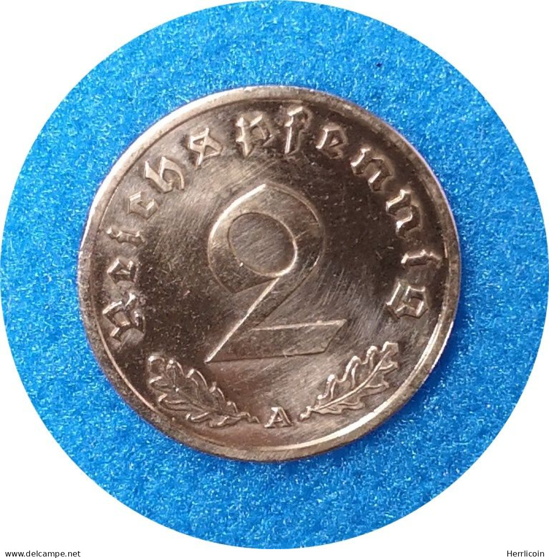 Monnaie Allemagne - 1939 A - 2 Reichpfennig - 2 Reichspfennig