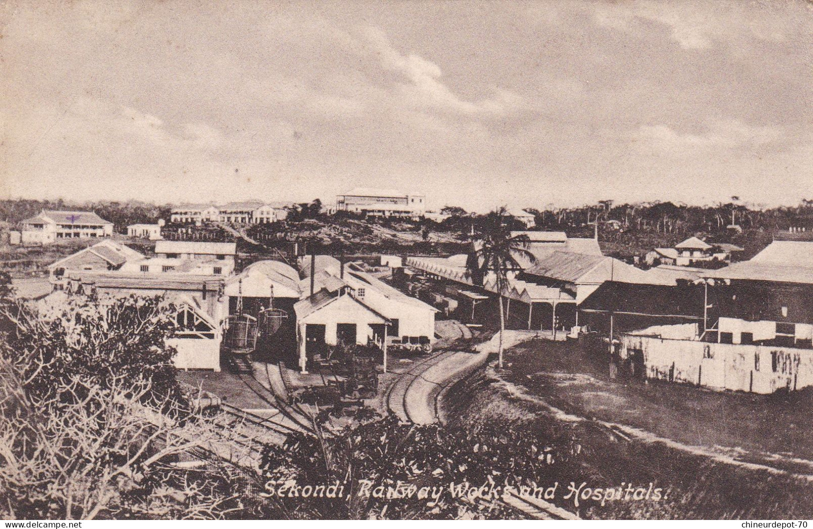 Sekondi Travaux Ferroviaires Et Hôpitaux Gold Coast GHANA Railway Works And Hospitals - Ghana - Gold Coast