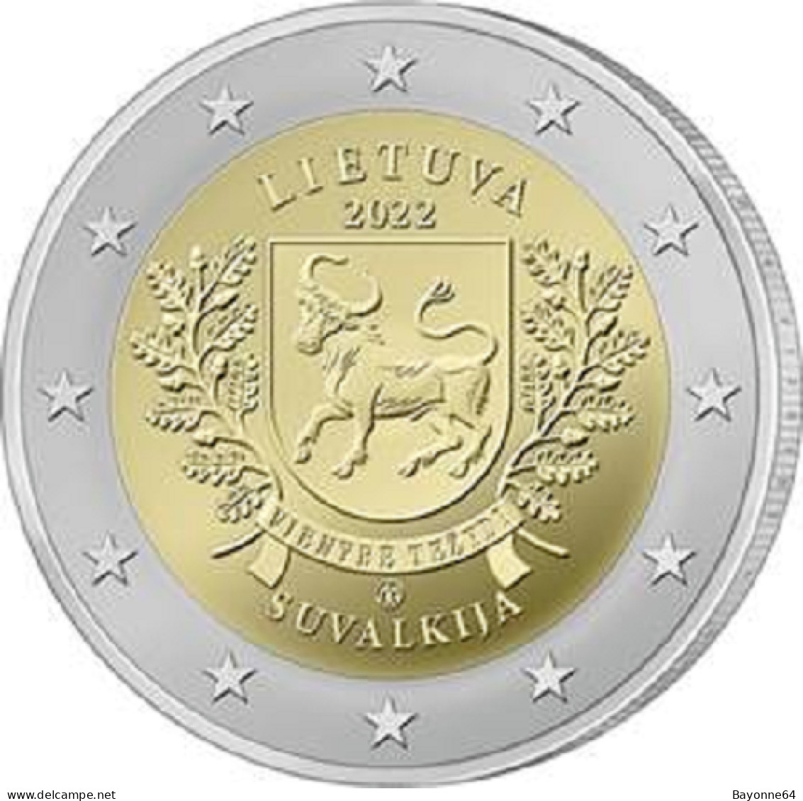 2 Euro Lituanie Régions Ethnographiques Lituaniennes - Suvalkija JAMAIS CIRCULE UNC - Litauen