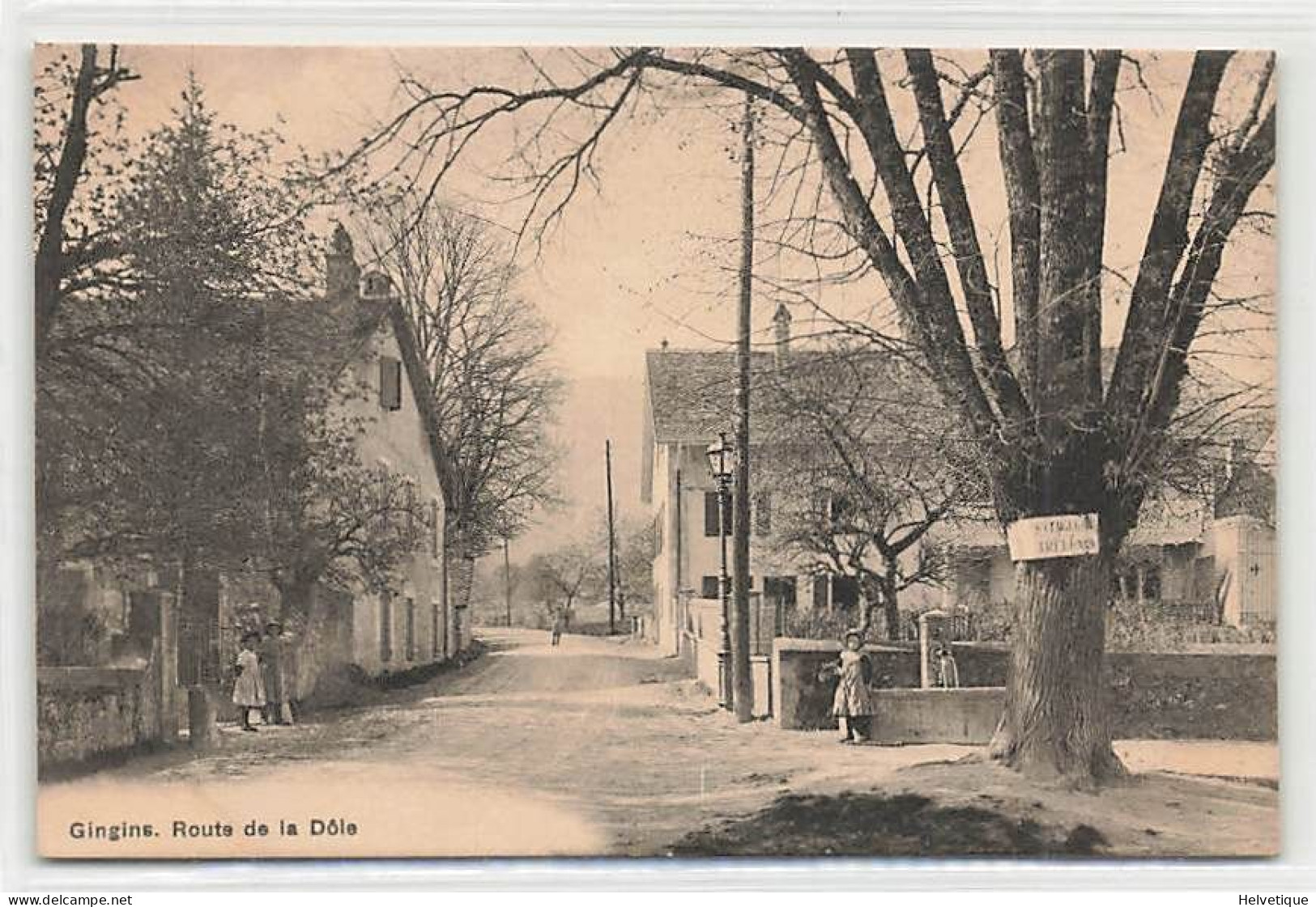 Gingins Route De La Dôle 1911 - Gingins