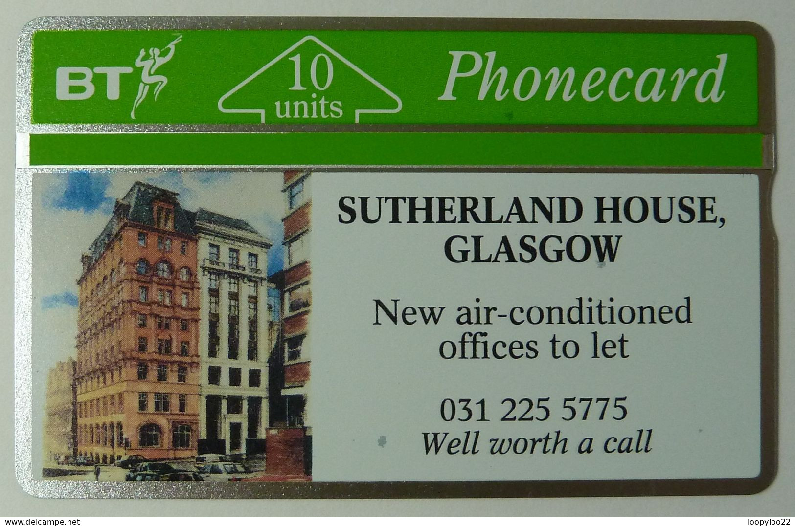 UK - Great Britain - BT & Landis & Gyr - BTP082 - Sutherland House, Glasgow - 243C - 5056ex - Mint - BT Emissions Privées