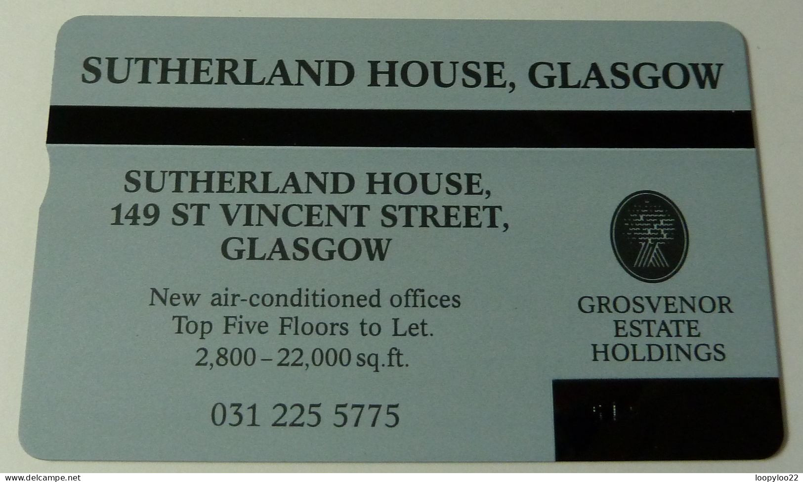 UK - Great Britain - BT & Landis & Gyr - BTP082 - Sutherland House, Glasgow - 243C - 5056ex - Mint - BT Private Issues