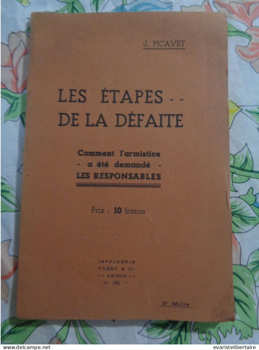 Les étapes De La Défaite Par J Picavet - Picardie - Nord-Pas-de-Calais