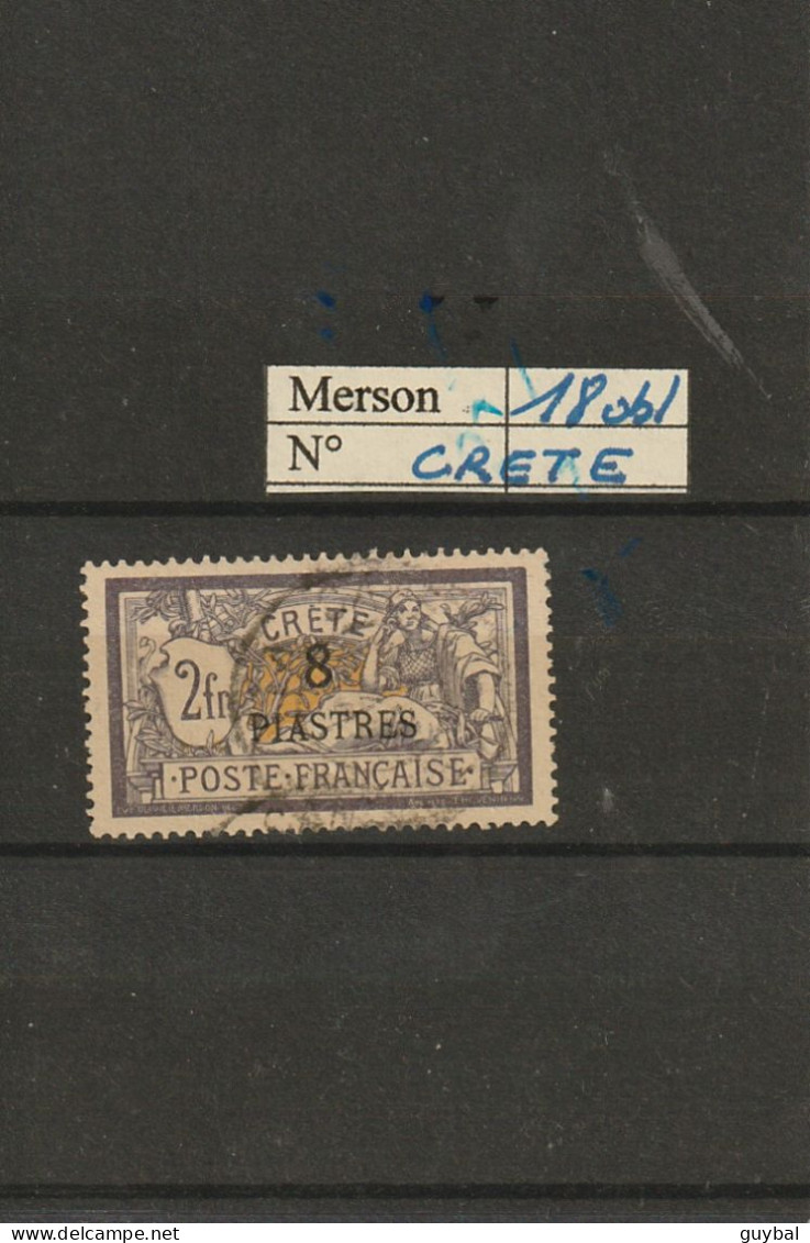 Crète - N°18 Oblitéré - Type Merson - Used Stamps