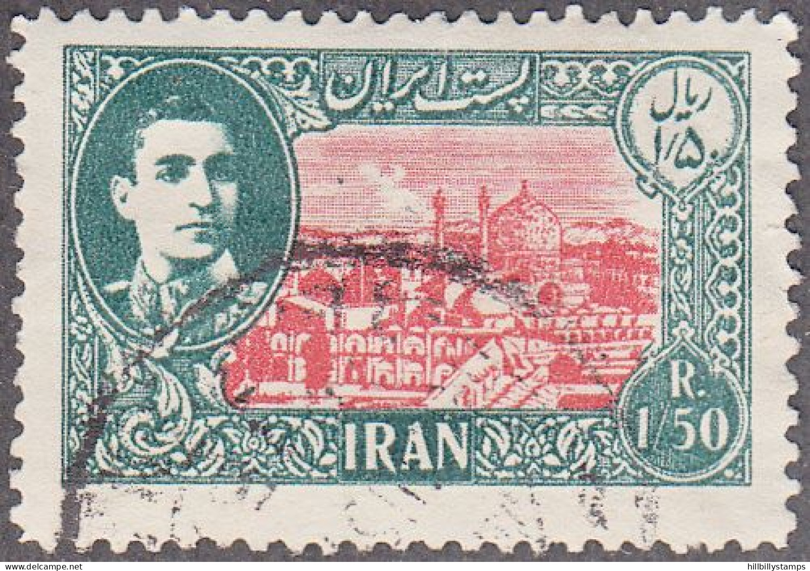 IRAN  SCOTT NO 922   USED  YEAR  1949 - Iran