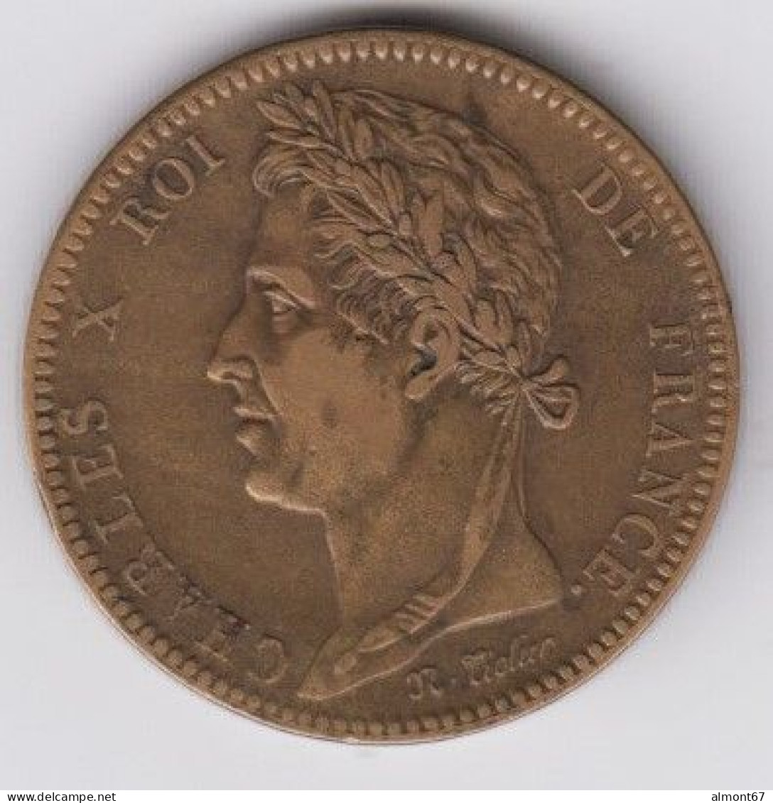 Colonies - Charles X  - 10 Cent.  1827 H - Colonie Francesi (1817-1844)