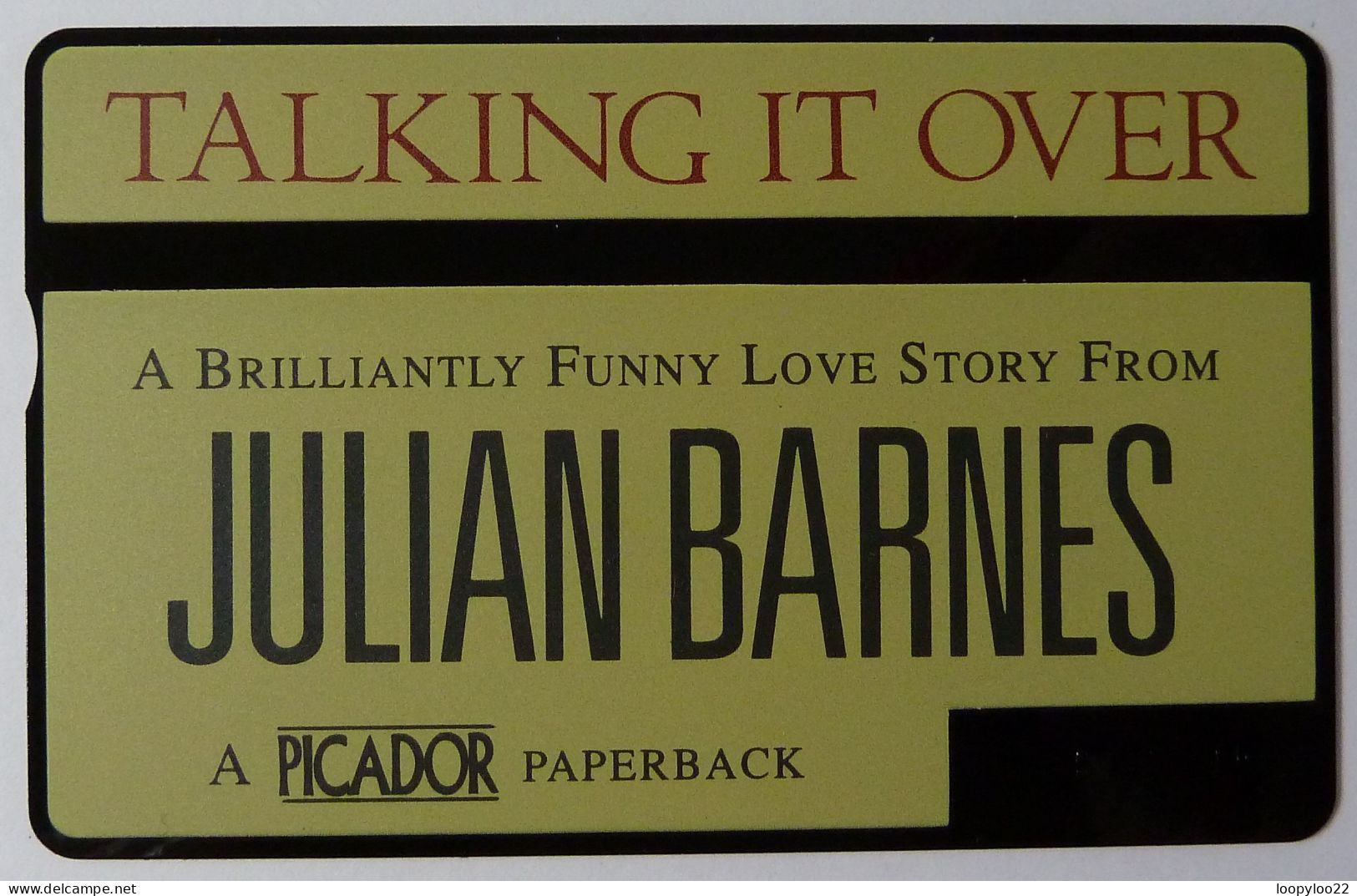 UK - Great Britain - BT & Landis & Gyr - BTP093 - Julian Barnes - Talking It Over - 224E - 5040ex - Mint - BT Emissions Privées