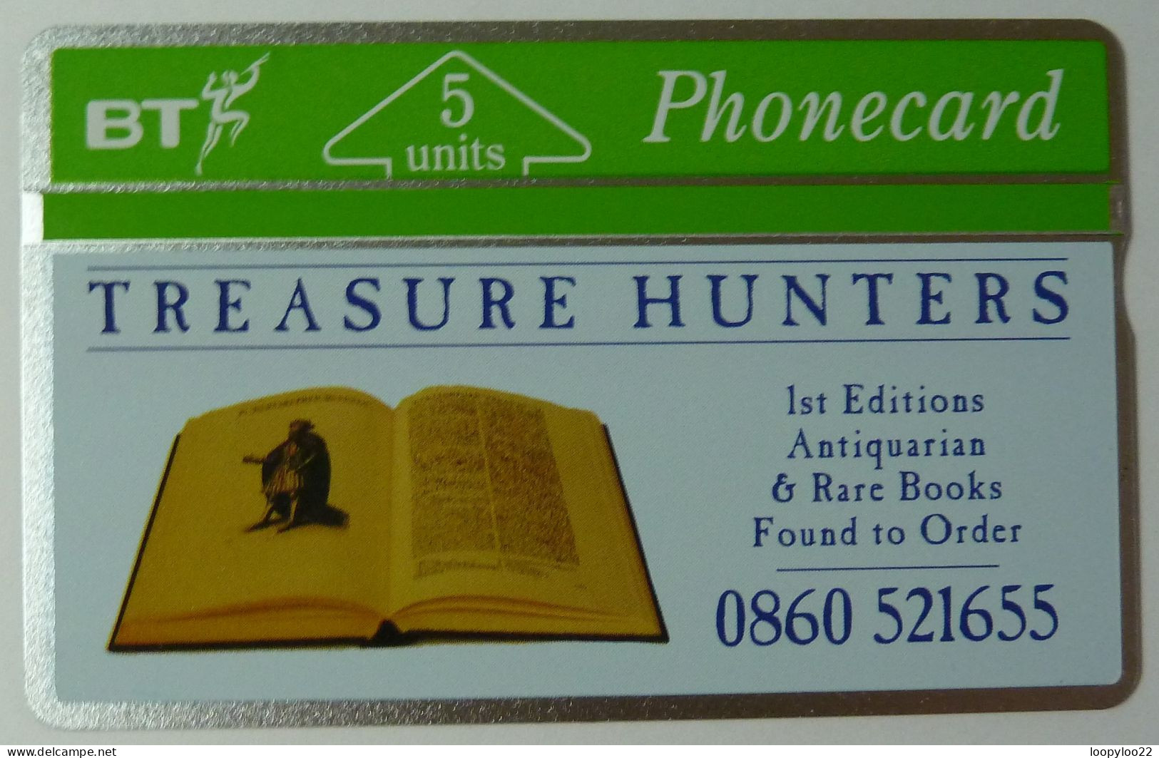 UK - Great Britain - BT & Landis & Gyr - BTP103 - Treasure Hunters - 246A - 500ex - Mint - BT Emissions Privées