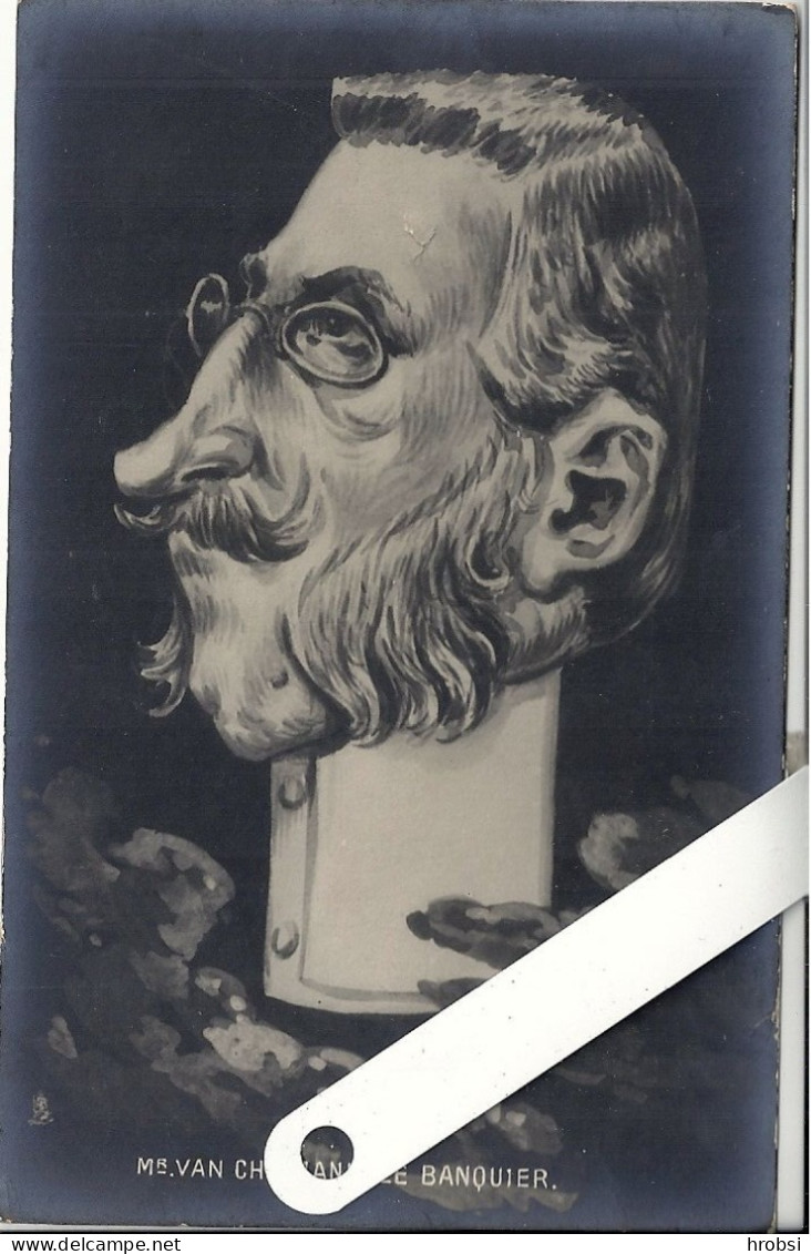 Illustrateur Kauffmann Paul, Caricature, Van Chipmann, Le Banquier, Edition Tuck Série 183, N/B - Kauffmann, Paul