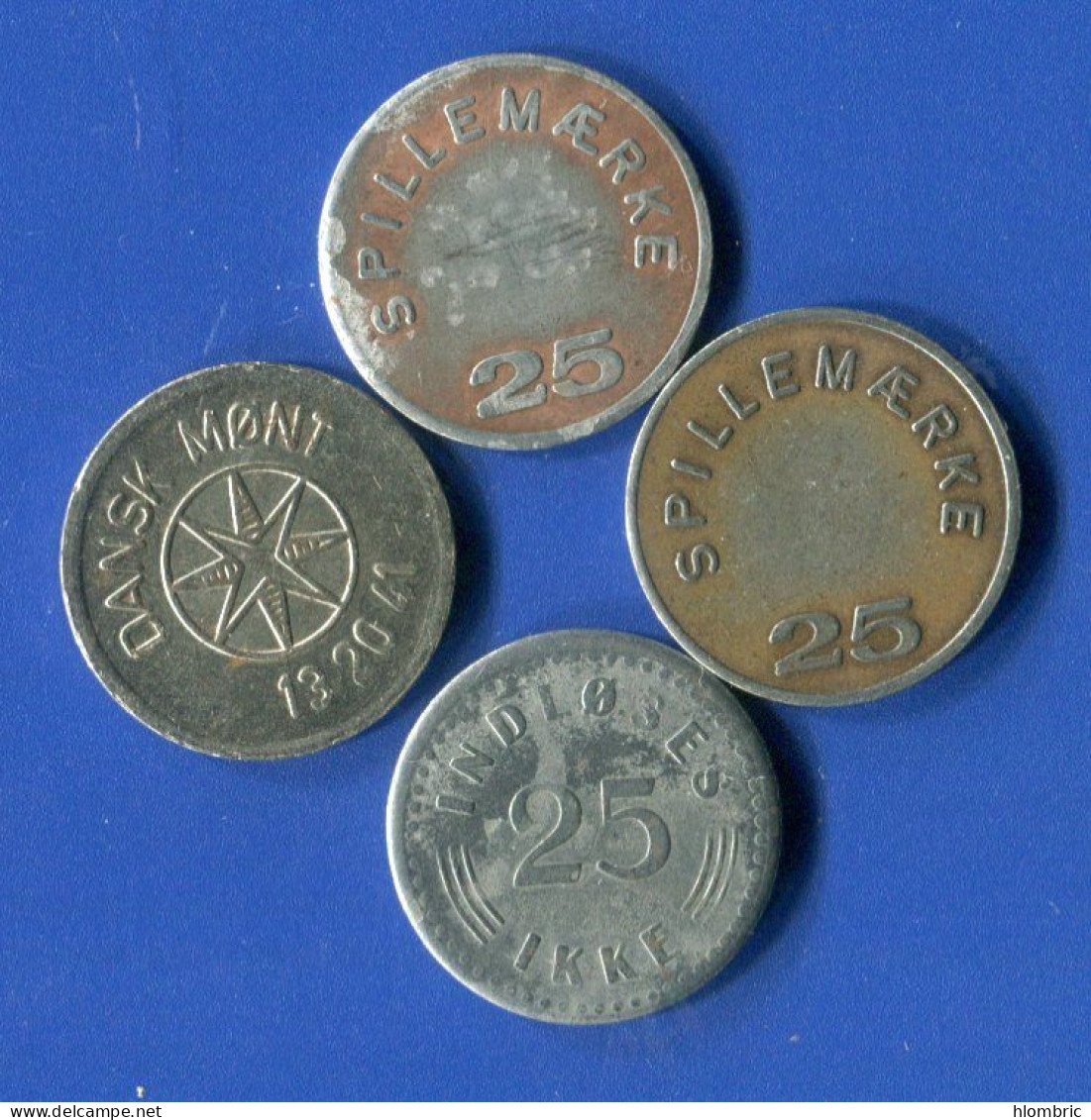 Danemark   4  Jetons - Monetary /of Necessity