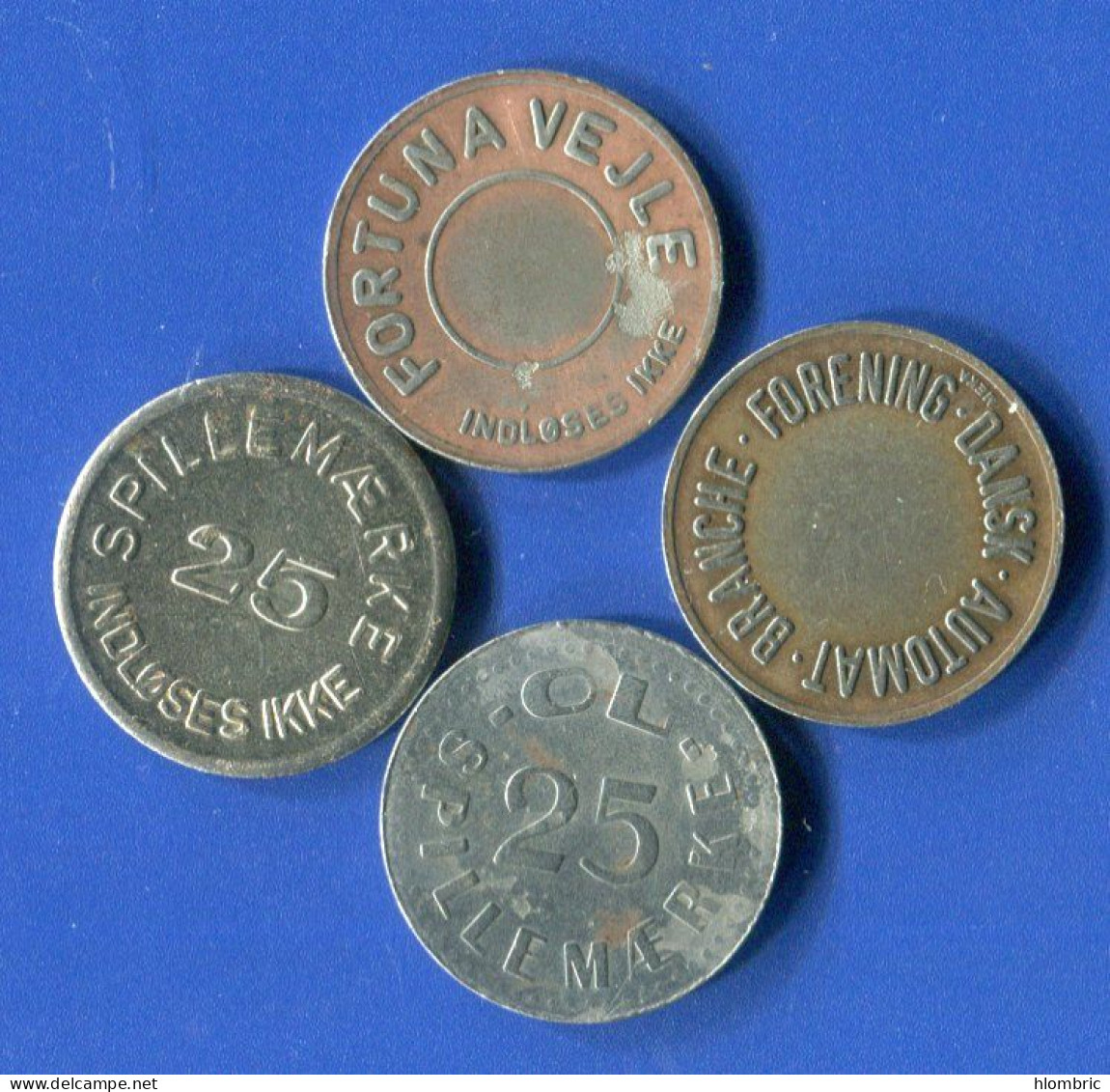 Danemark   4  Jetons - Monetary /of Necessity