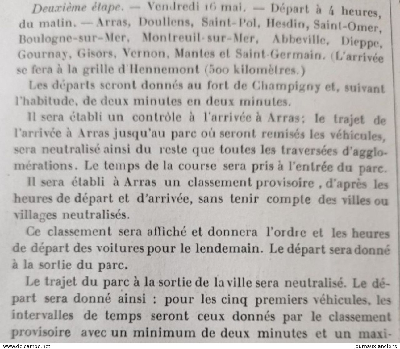 1902 Revue AUTOMOBILE "  LA LOCOMOTION " LE CIRCUIT DU NORD - MANTES = DIEPPE = BOULOGNE - ARRAS = CHALONS = COULOMMIERS - Automobile - F1