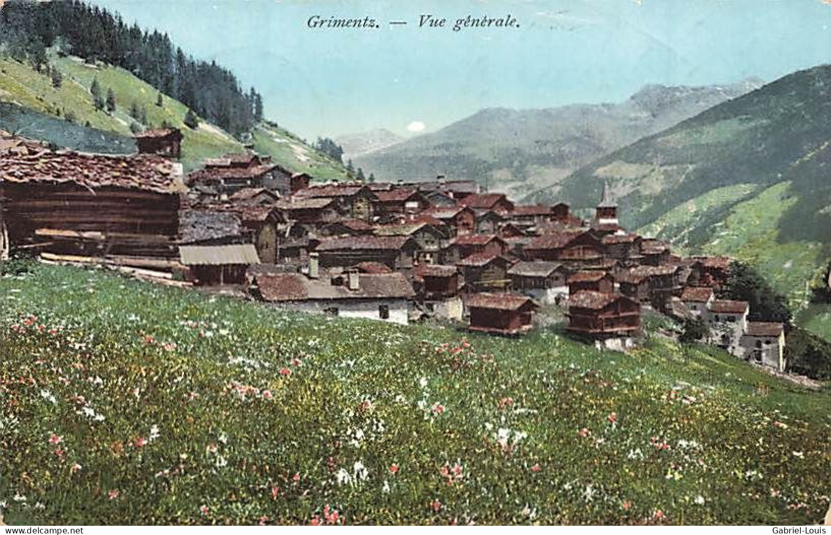 Grimentz Vue Générale 1920 - Grimentz