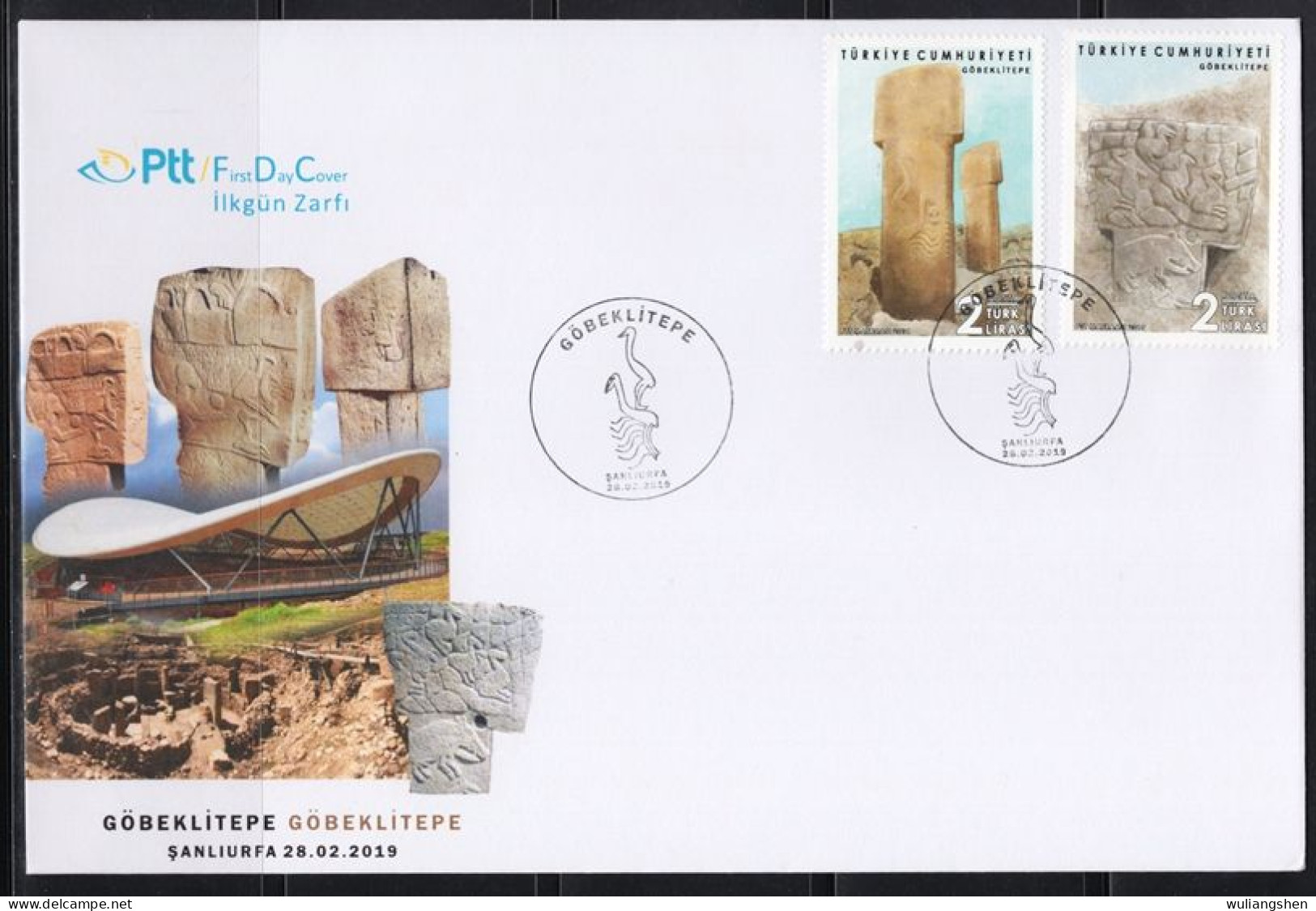 PC0015 Türkiye 2019 Archaeological Heritage FDC MNH - Nuevos