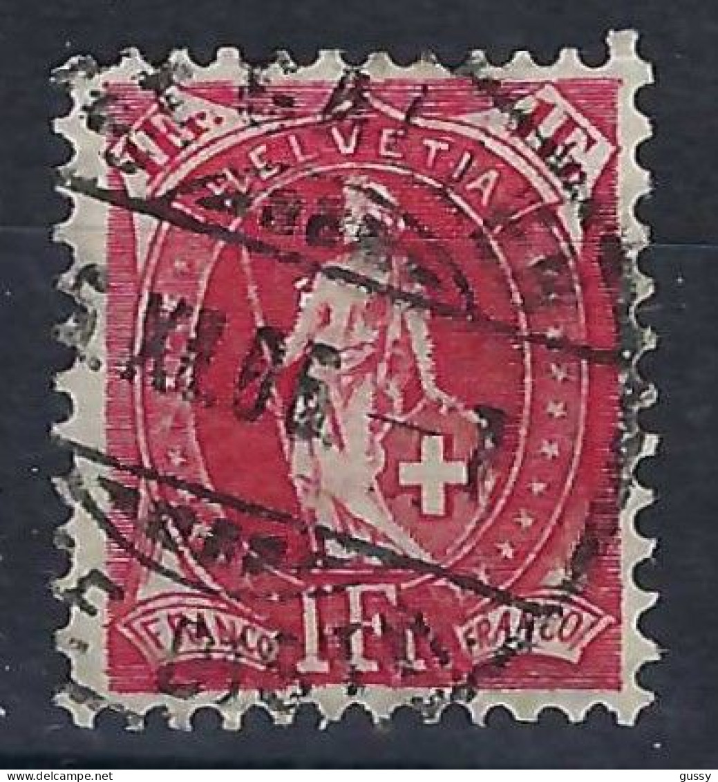 SUISSE Ca.1907:  Le ZNr. 91C TB Obl. CAD "St Gallen" - Ungebraucht