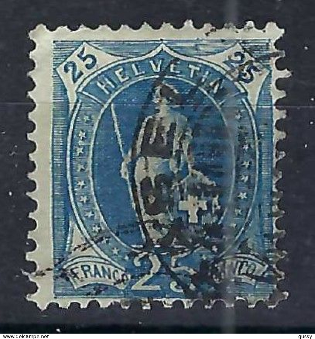 SUISSE Ca.1907:  Le ZNr. 73E Obl. CAD "Basel" - Nuovi