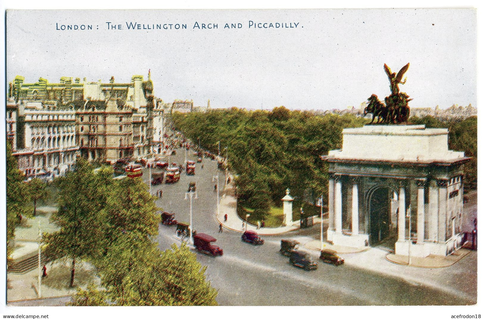 Angleterre - London - The Wellington Arch And Piccadilly - Piccadilly Circus