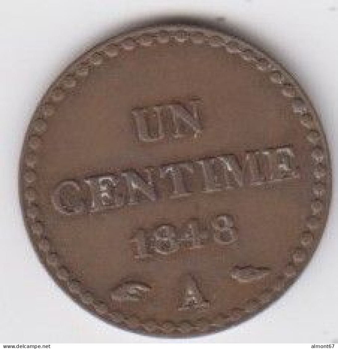 Dupré   - 1 Centime 1848 A - 1 Centime