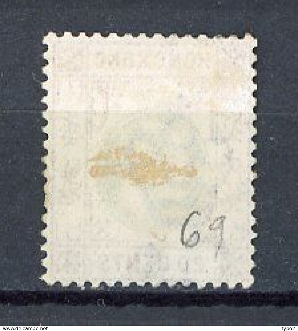 H-K  Yv. N° 69 ; SG N° 69 Fil CA (o) 20c Brun-jaune Et Gris Edouard VII Cote 6 Euro BE  2 Scans - Gebruikt