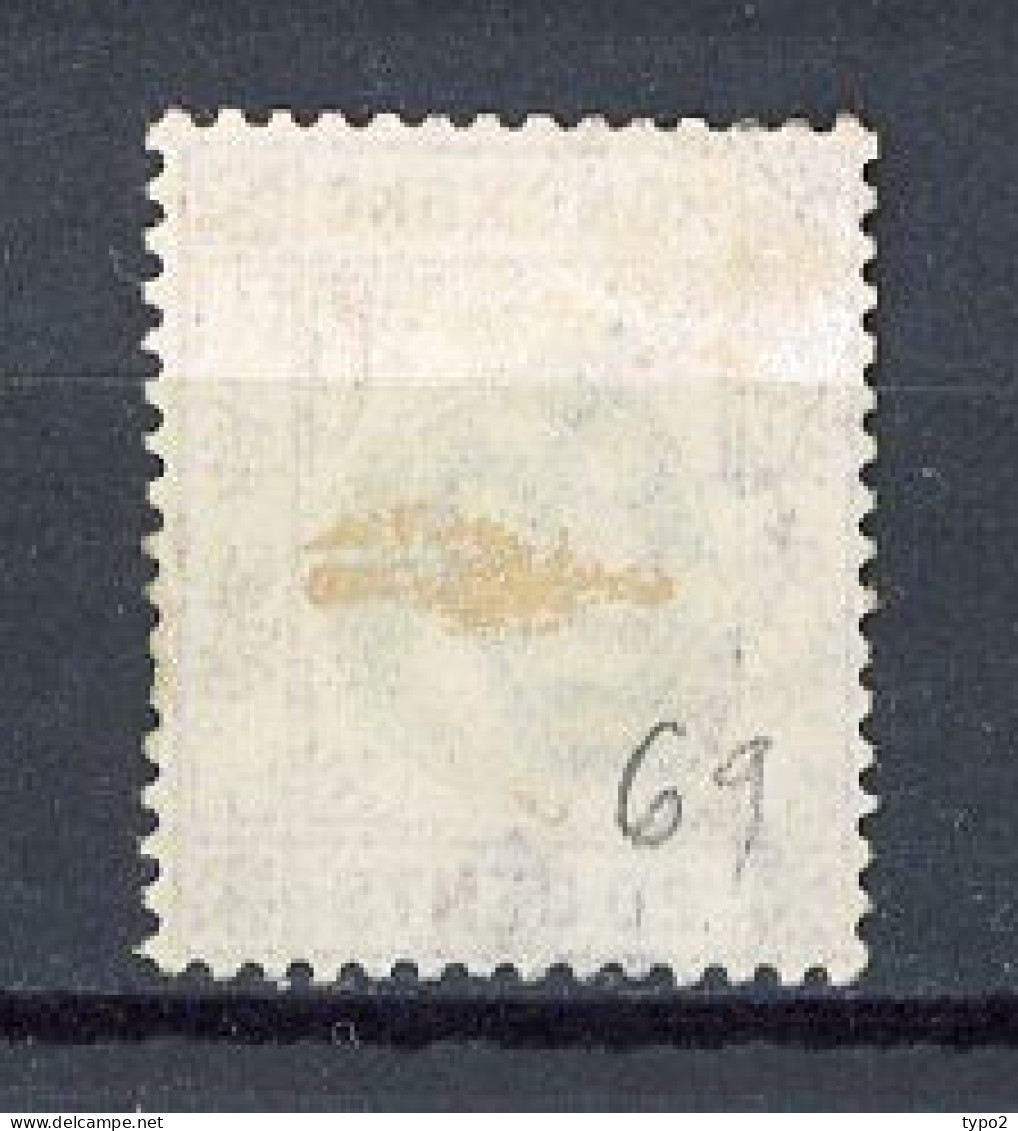 H-K  Yv. N° 69 ; SG N° 69 Fil CA (o) 20c Brun-jaune Et Gris Edouard VII Cote 6 Euro BE  2 Scans - Gebraucht