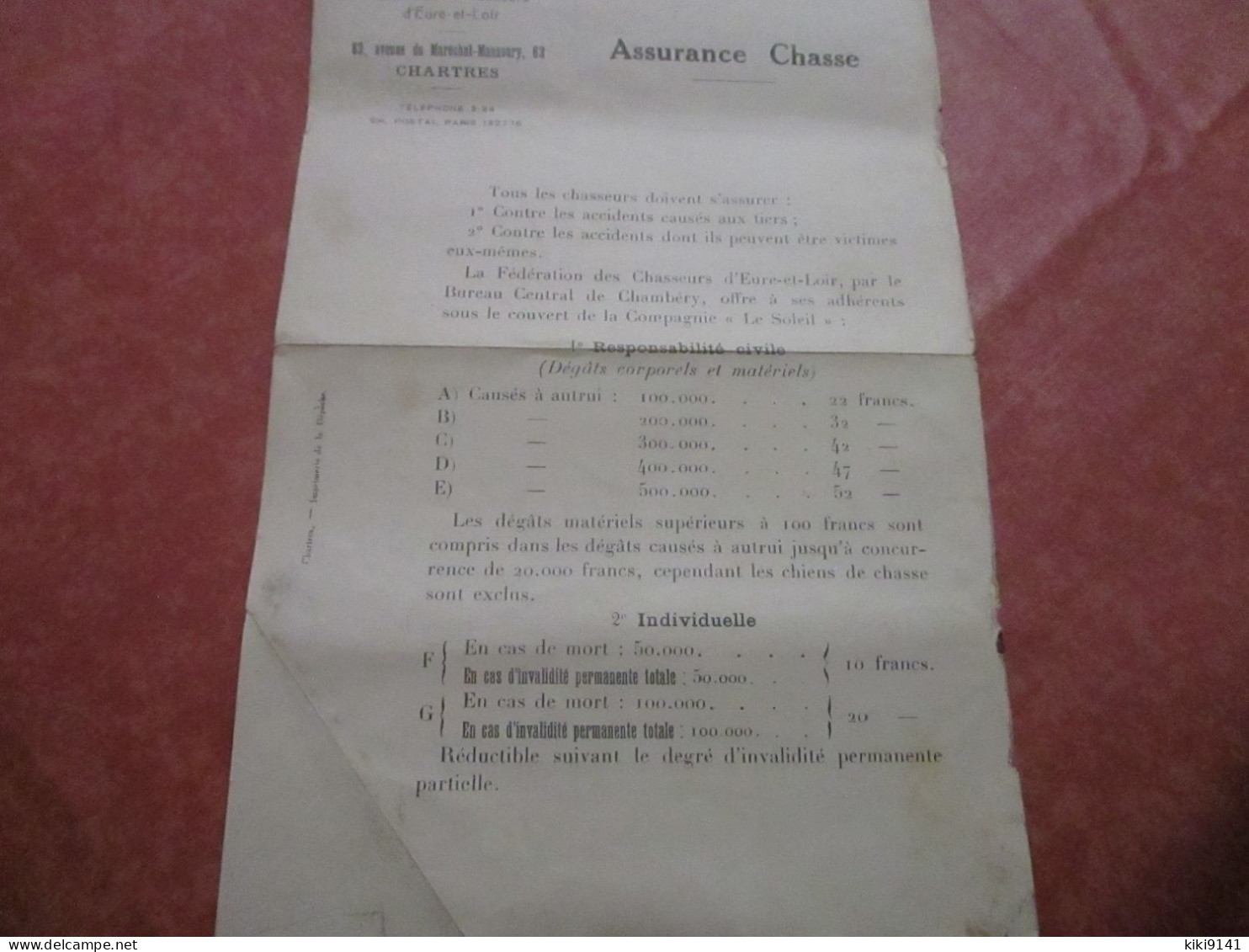 Fédération Départementale Des Chasseurs Et Pêcheurs D'Eure-et-Loir (5 Documents) - Caccia/Pesca