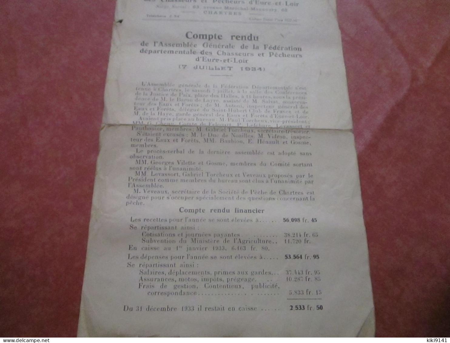 Fédération Départementale des Chasseurs et Pêcheurs d'Eure-et-Loir (5 documents)