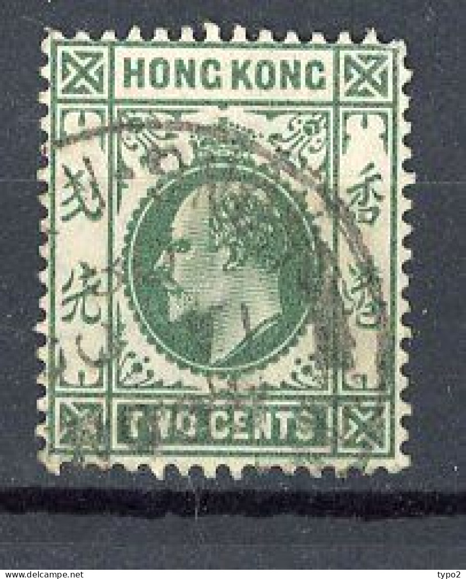 H-K  Yv. N° 77 ; SG N° 77 Fil CA Mult (o) 2c Vert Edouard VII Cote 1 Euro BE  2 Scans - Used Stamps